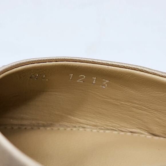 Louis Vuitton Mirage Blossom Slingback Heels Satin Crystals Gold EU 36 US 5.5 - Picture 10 of 10